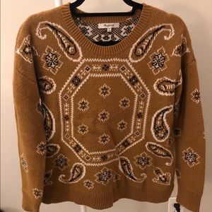 Madewell patterned sweater